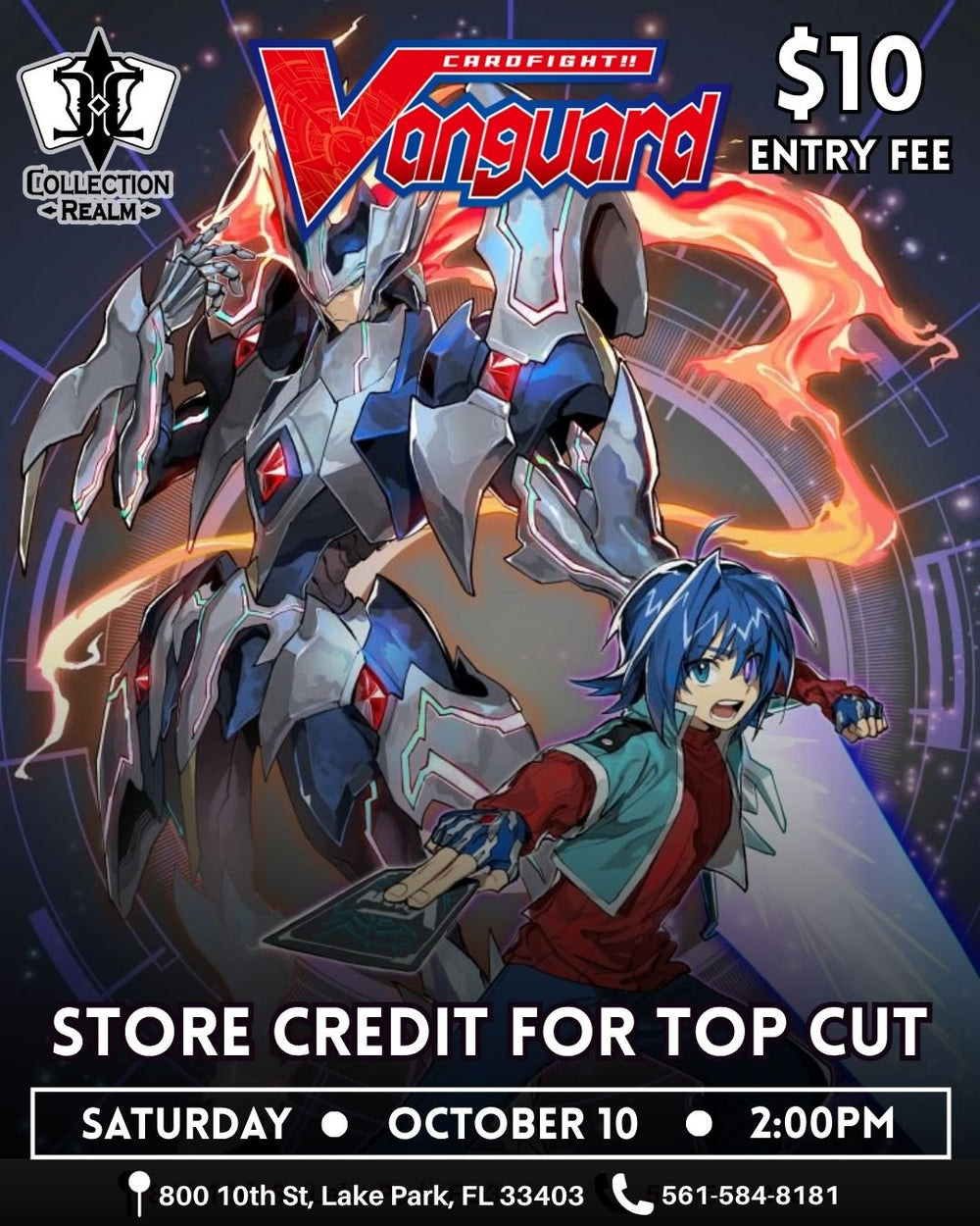 Cardfight!! Vanguard TCG Tournament – October 10, 2026 (Saturday 2:00 PM)