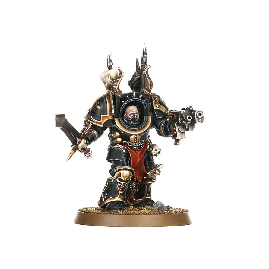 Warhammer 40,000 Chaos Space Marines Terminator Squad – 5 Chaos Terminators Miniatures with Customisable Weapons & Transfer Sheet – Plastic Model Kit for Chaos Space Marines, World Eaters & Emperor’s Children