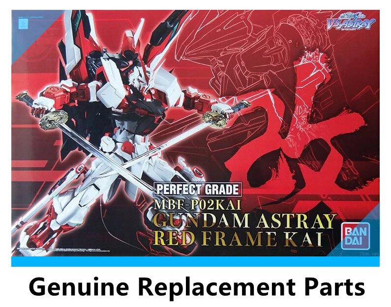 P-Bandai PG Gundam Astray Red Frame Kai 1/60 Scale Model Kit – Genuine Premium Bandai Perfect Grade Build with Detailed Parts and Display Features