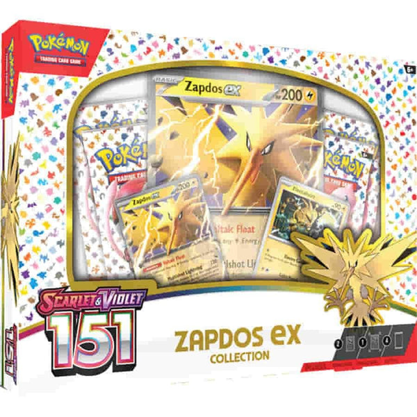 Pokémon TCG Scarlet & Violet 151 Zapdos ex Collection Set