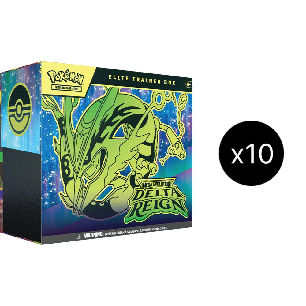 Pokemon TCG ME06 Mega Evolution Delta Reign Elite Trainer Box Case 10 ETBs (PREORDER - Release Date November 06, 2026)