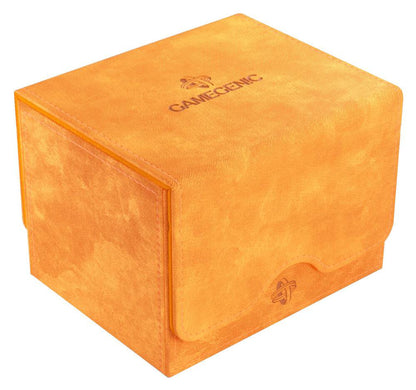 GameGenic Sidekick XL Deck Box 100 Plus Cards Orange Trading Card Storage Case
