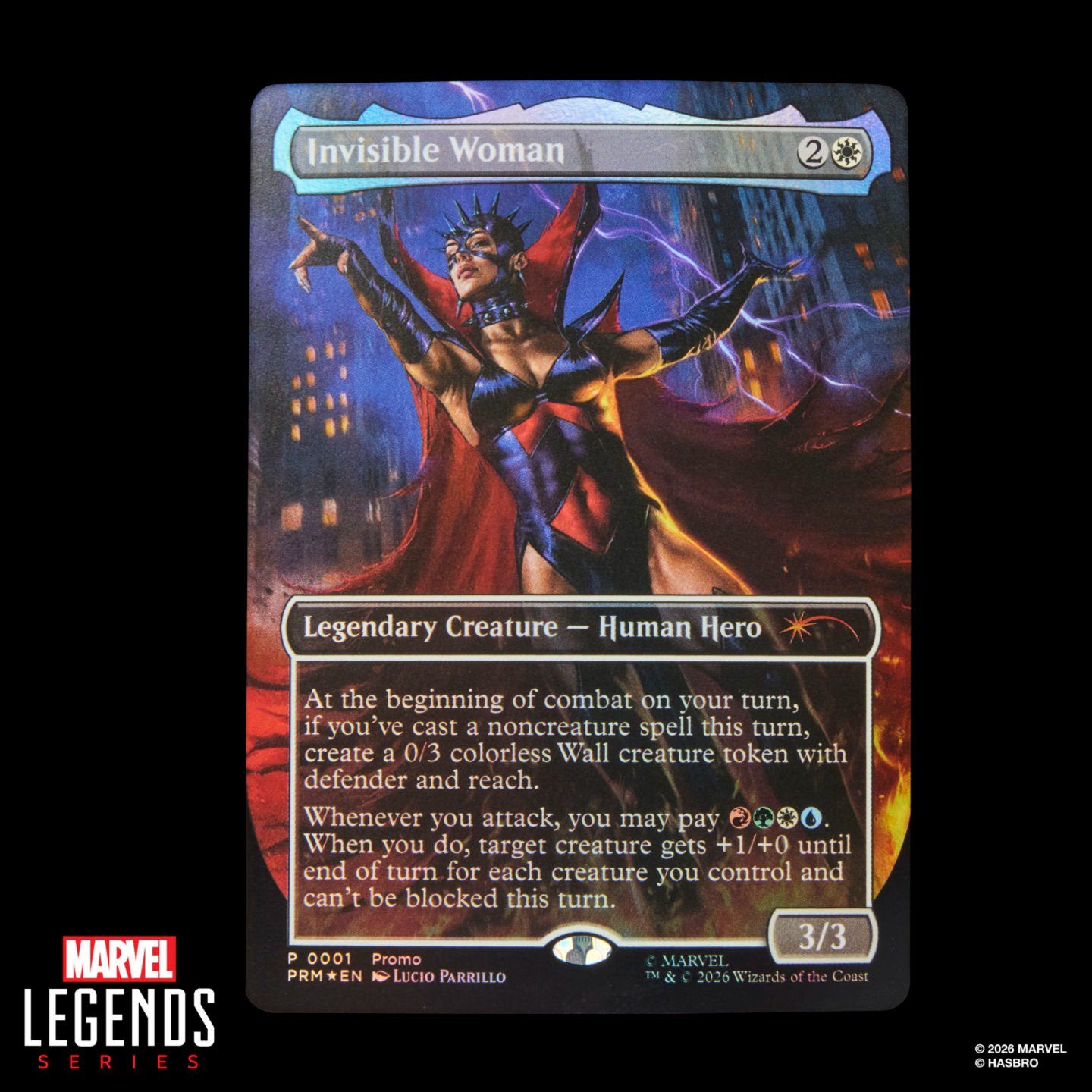 Magic: The Gathering Marvel Super Heroes Malice Sue Storm 6-Inch Action Figure with Exclusive Foil Trading Card, Marvel Legends Collectible Figure with Accessories (PREORDER - Release Date October 2026)