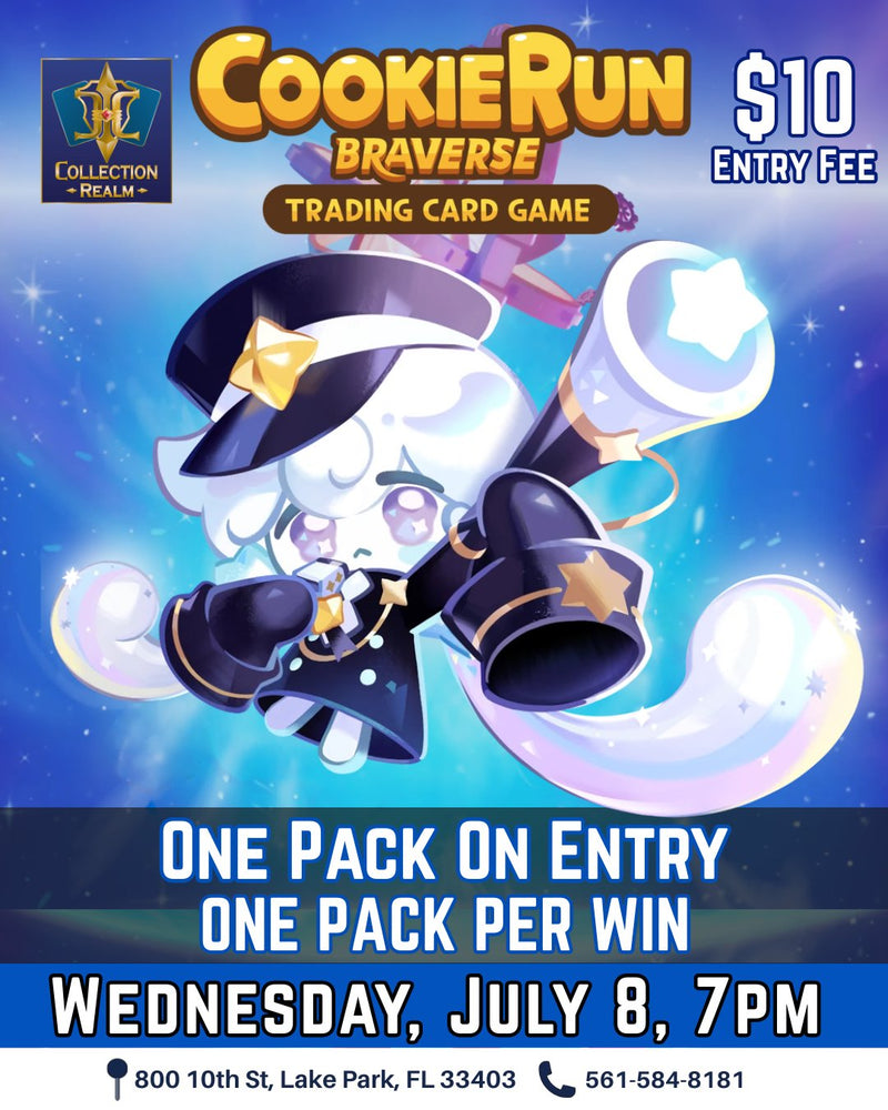 CookieRun Braverse TCG Tournament – July 8, 2026 (Wednesday 7:00 PM)