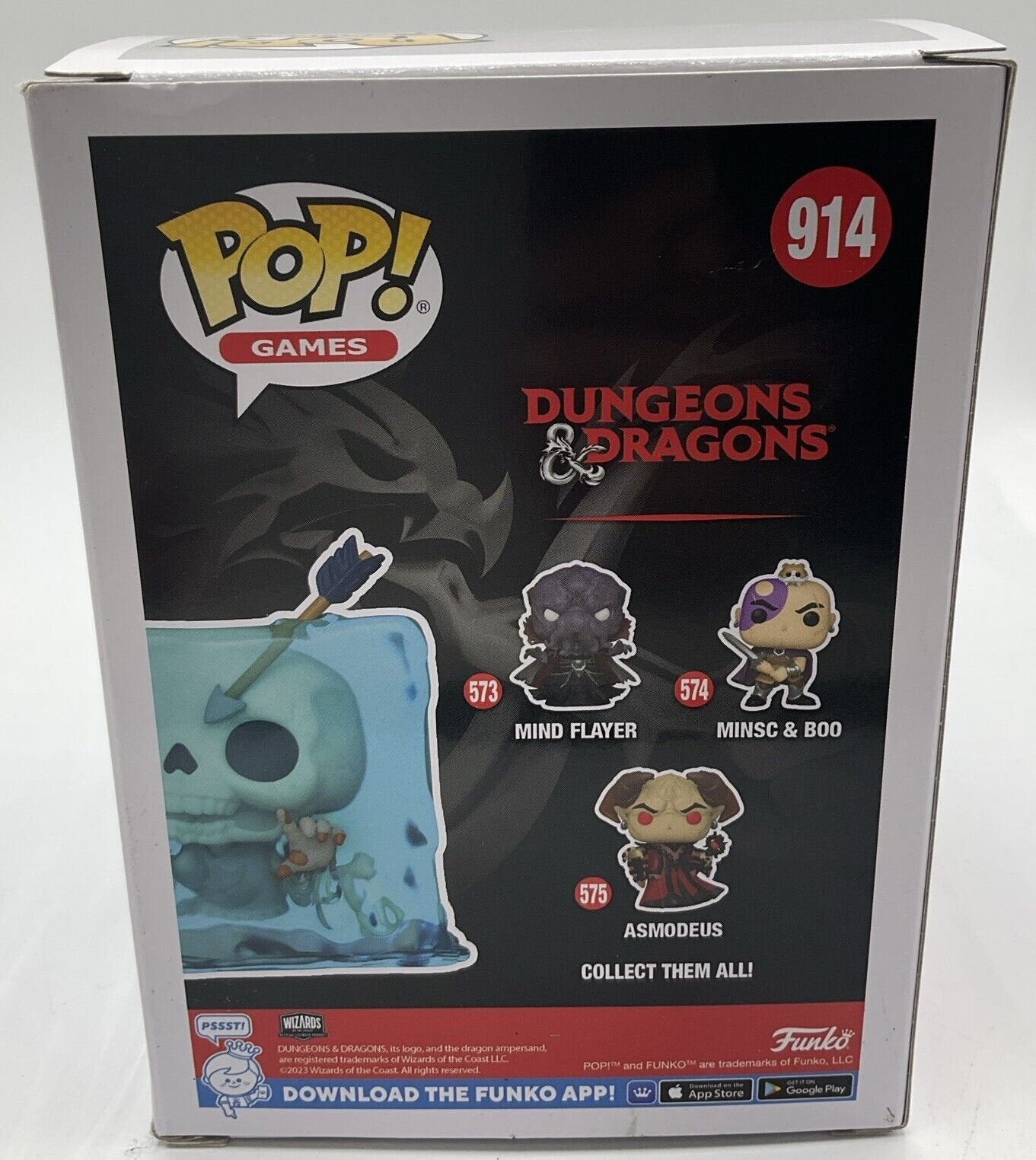 Funko Pop! Vinyl: Dungeons & Dragons - Gelatinous Cube #914 - 2023 Wondrous Con