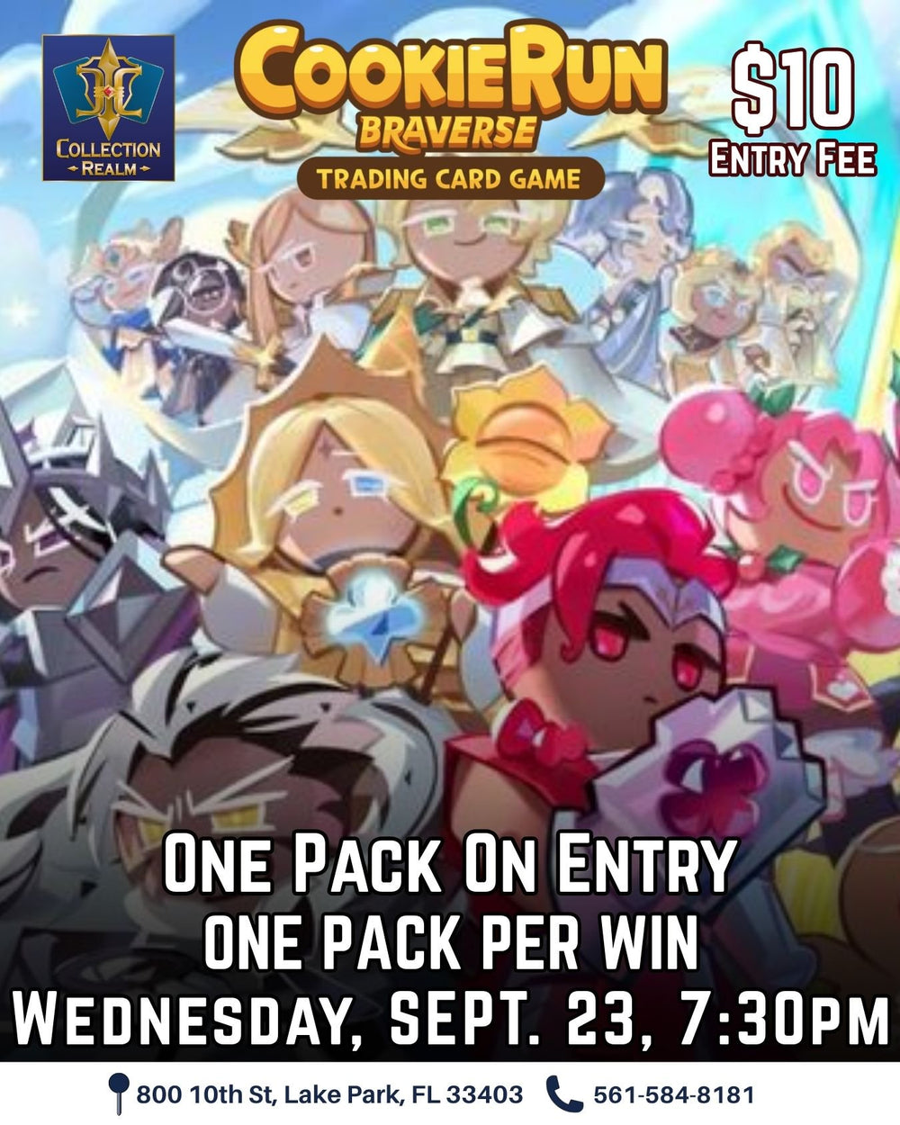 Cookie Run: Braverse TCG Tournament – September 23, 2026 (Wednesday 7:30 PM)
