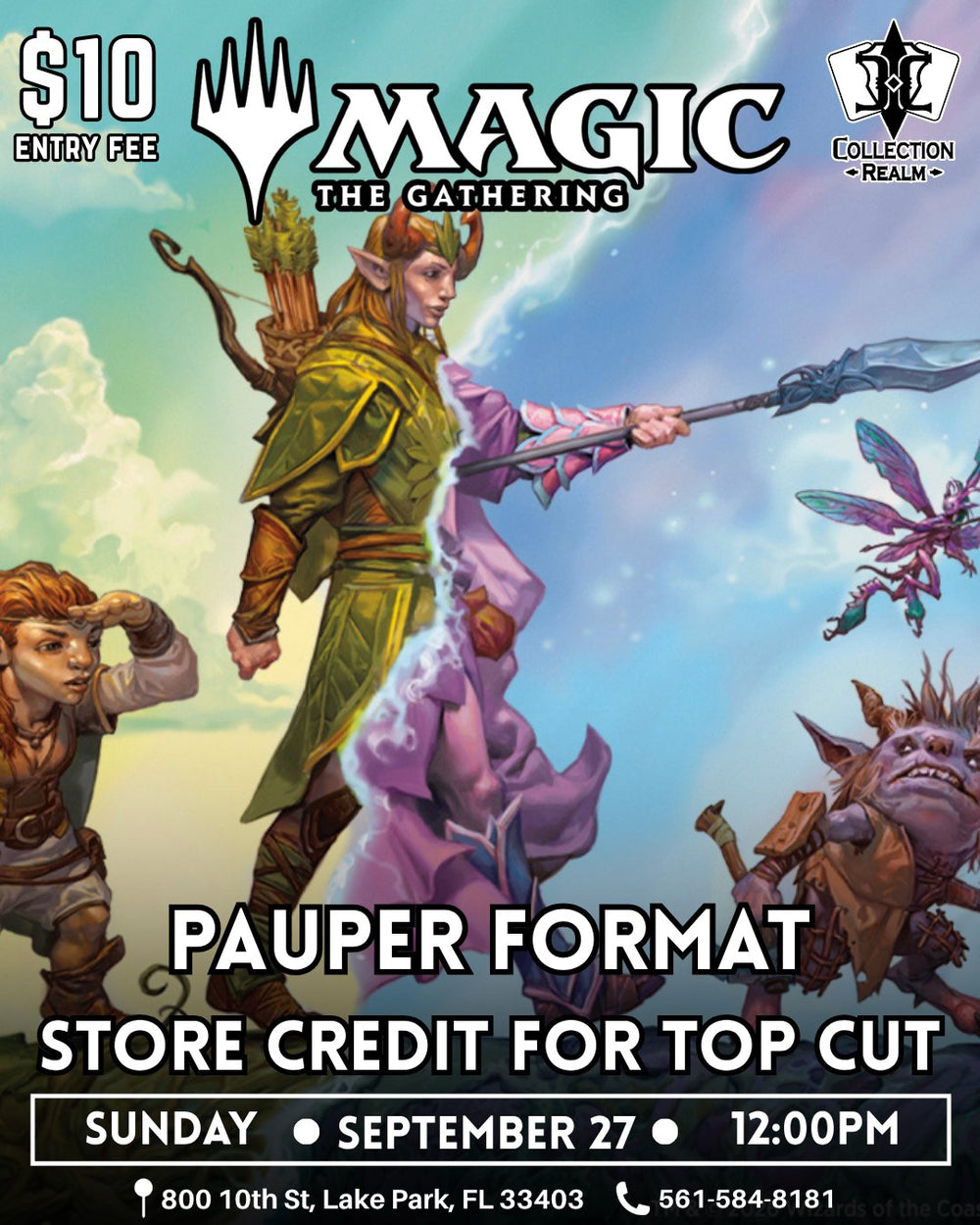 MTG Pauper Format Tournament – September 27, 2026 (Sunday 12:00 PM)