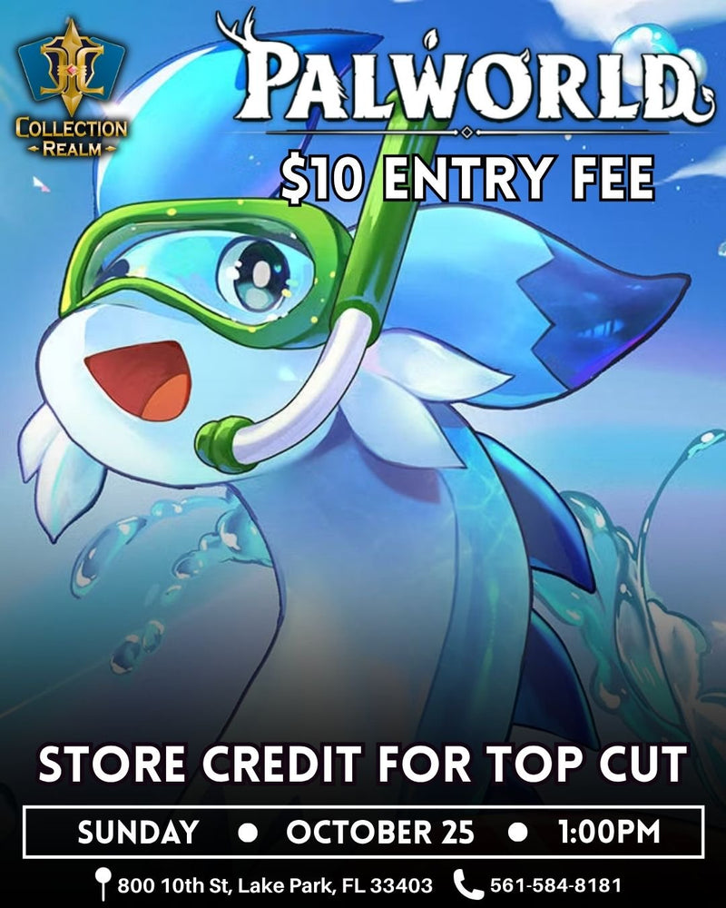 Palworld TCG Tournament – October 25 2026 (Sunday 1PM)