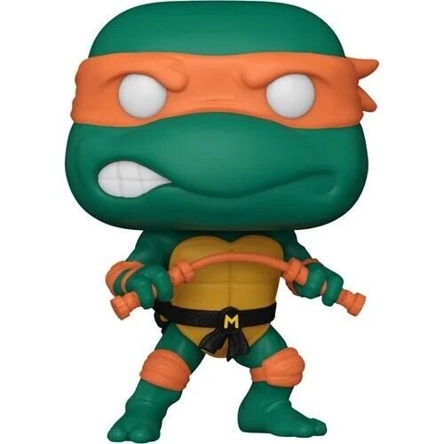 Michelangelo with Nunchucks Funko Pop! Television Nickelodeon Teenage Mutant Ninja Turtles - Approx. 3 1/2" Collectible Vinyl Figure #1557 with Display Box Protector Case (PRE-ORDER)