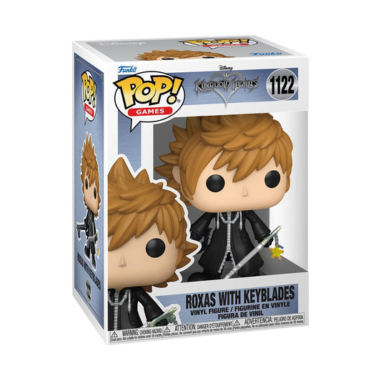 Funko Pop! Kingdom Hearts Roxas w/ Keyblades #1122 Figure with Case (PRE-SALE)