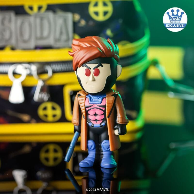 X-Men '97 Funko Soda! Marvel – 6-Piece Set of Approx. 4" Vinyl Figures in Collectible Soda Cans (Chance of 1 Chase Variant) with an 8" Cooler Bag