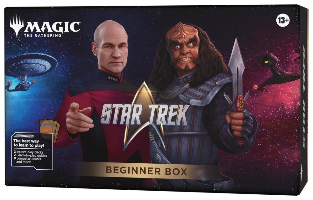 Magic: The Gathering | Star Trek Beginner Box | 2 Instant-Play Decks, 8 Jumpstart Decks, 2 Learn-to-Play Guides, 2 Playmats & 2 Spindown Life Counters (PREORDER - Release Date November 13, 2026)