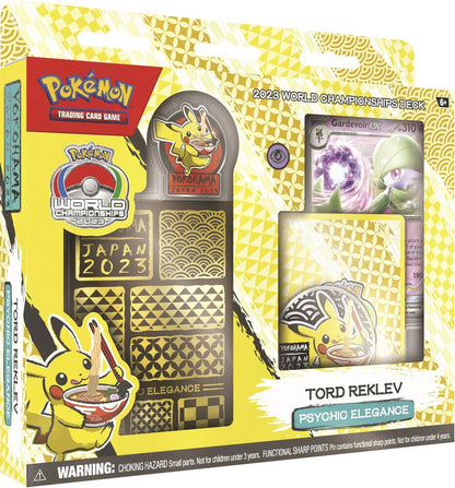 Pokemon TCG World Championship Deck 2023 Tord Reklev Psychic Elegance Card Game Set