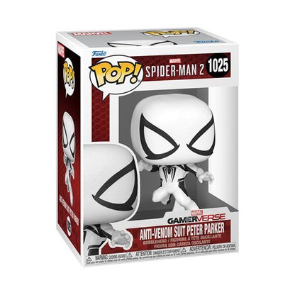Anti-Venom Suit Peter Parker Funko Pop! Spider-Man 2 Video Game - Approx. 4" Collectible Vinyl Figures #1025 with Display Box Protector Case