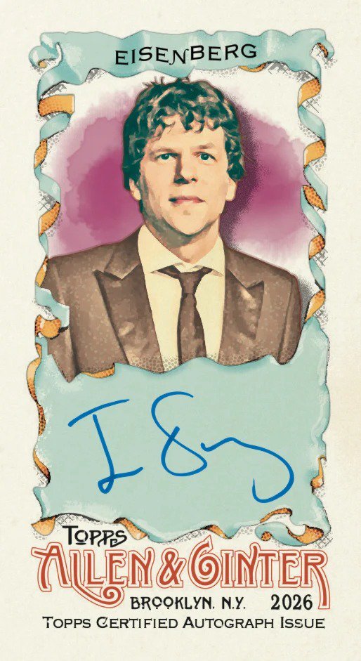 2026 Topps Allen & Ginter Baseball Hobby Box, 18 Packs, 8 Cards per Pack, 300-Card Base Set, Autographs, Relics, Printing Plates & Rip Cards (PREORDER - Release Date October 7, 2026)