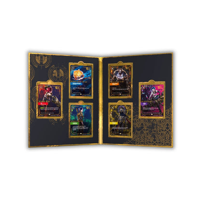 Riftbound League of Legends Arcane Box Set Six Foil Champion Legend Cards Card Game