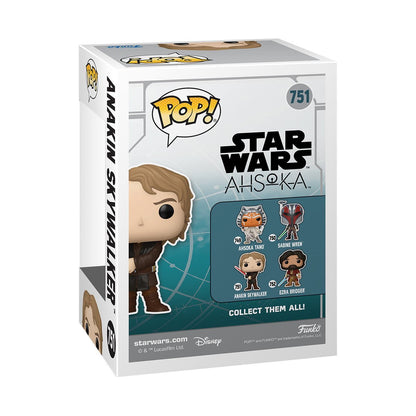 Star Wars: Ahsoka Series 3 Funko Pop! - Pack of 4 (Ahsoka Tano #749, Sabine Wren (Mandalorian Armor) #750, Anakin Skywalker with Red Lightsaber #751, and Ezra Bridger #752) Collectible Vinyl Figures (PRE-SALE)