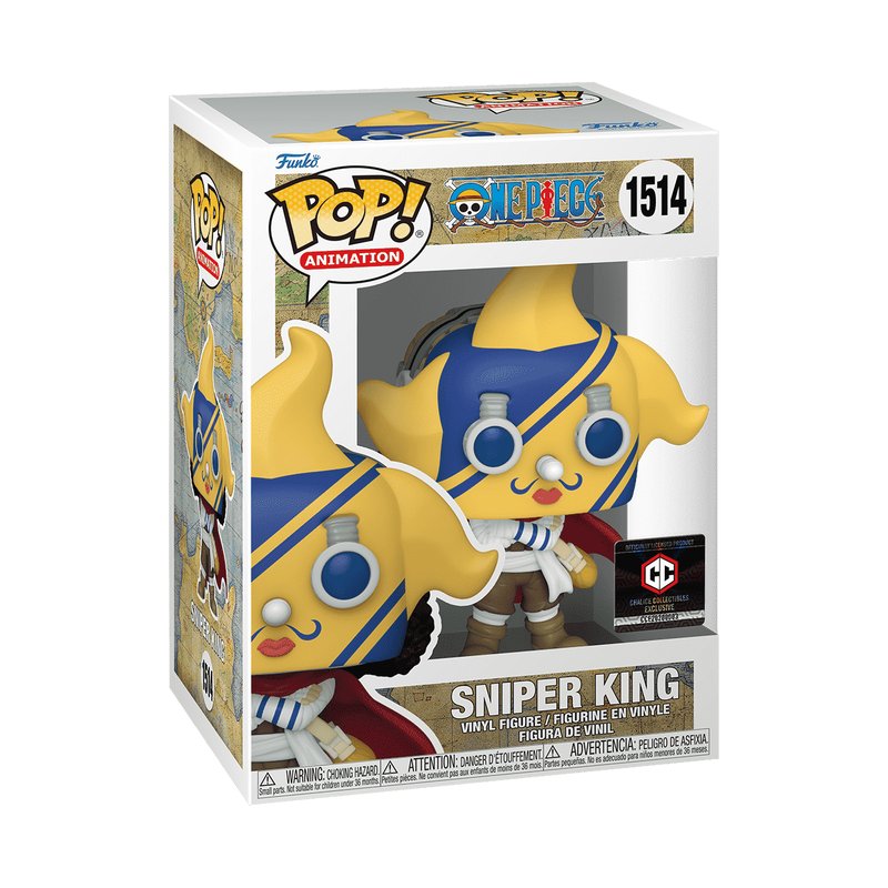 Sniper King Funko Pop! Animation One Piece - Approx. 4.85" Collectible Exclusive Vinyl Figure #1514 with Window Display Box