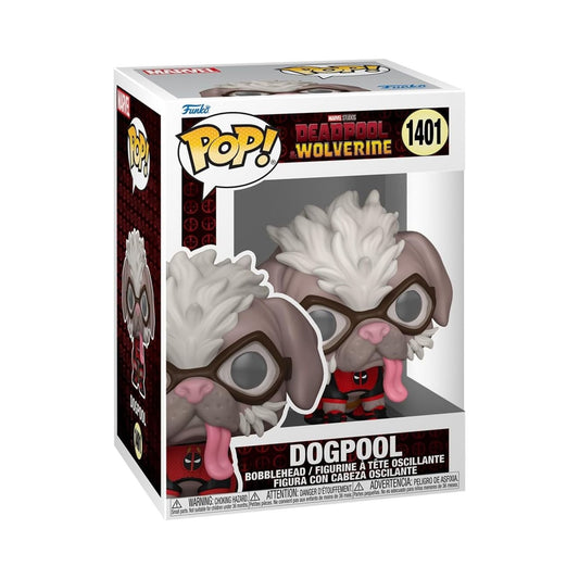 Dogpool Funko Pop! Deadpool & Wolverine - Collectible Bobblehead Figure #1401 - Approx. 3 3/4-inches Tall with Display Box Protector Case