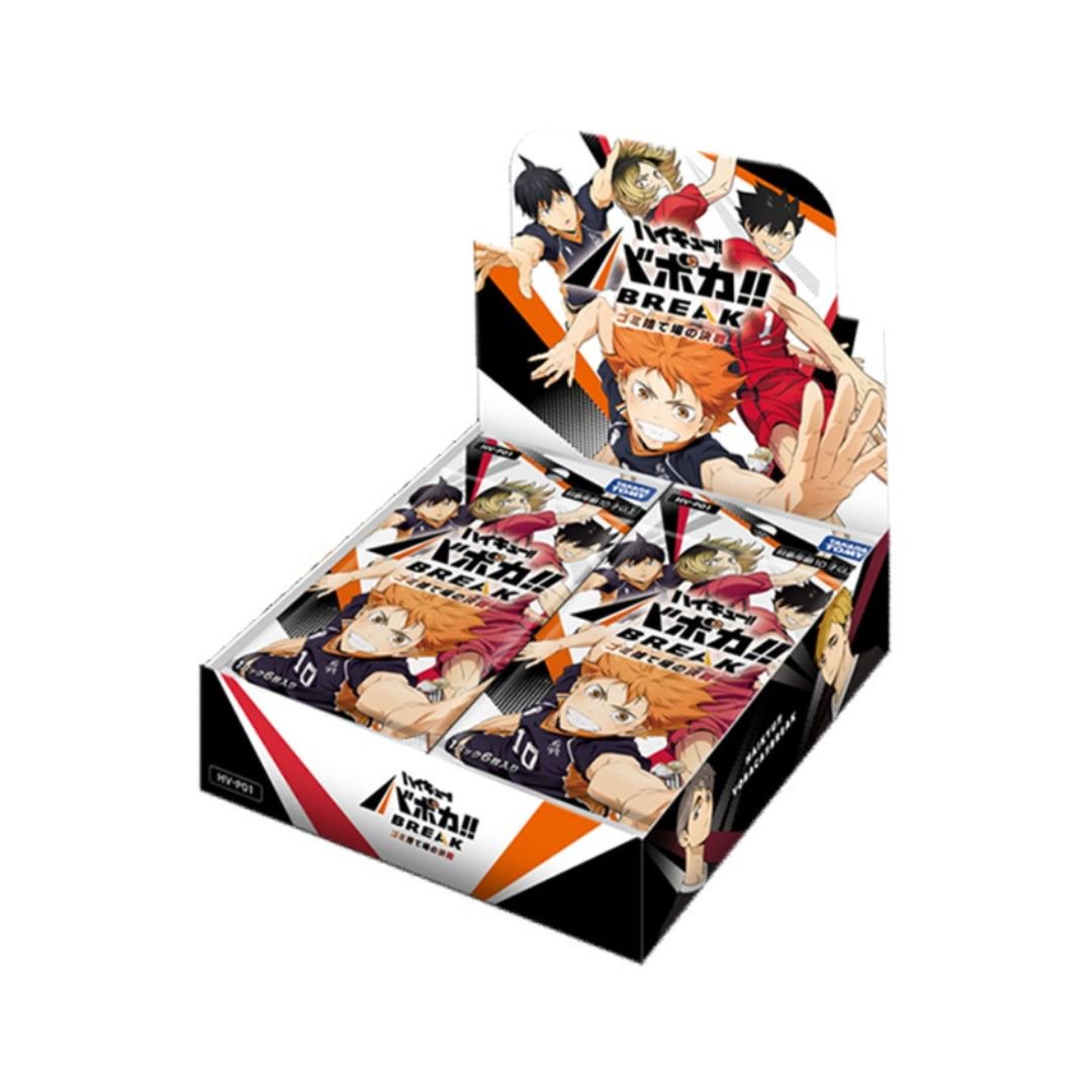 Haikyu!! Vobaca!! BREAK Vol. 1 Booster Box, Trading Card Game, 18 Packs with 6 Cards per Pack (PRE-ORDER)