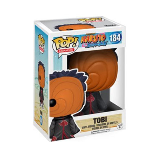 Tobi Funko Pop! Animation Naruto Shippuden - Approx. 3 3/4" Collectible Vinyl Figure #184 with Display Box Protector Case