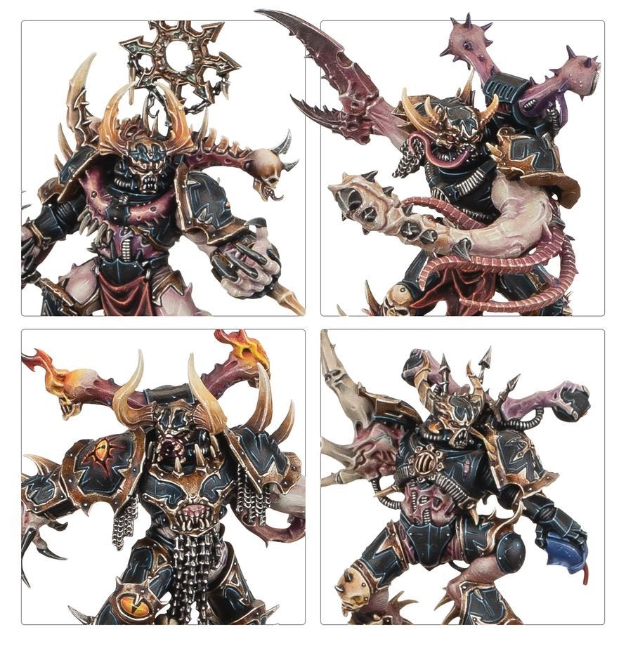 Warhammer 40K Combat Patrol Chaos Space Marines Army Box Set – 26 Multipart Miniatures Including Master of Possession, Possessed, Chaos Marines & Cultists – Warhammer 40,000 Miniatures