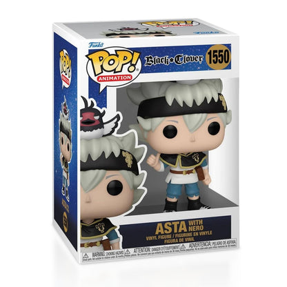 Astra with Nero Funko Pop! Animation Black Clover - Approx. 5" Collectible Vinyl Figure #1550 with Display Box Protector Case