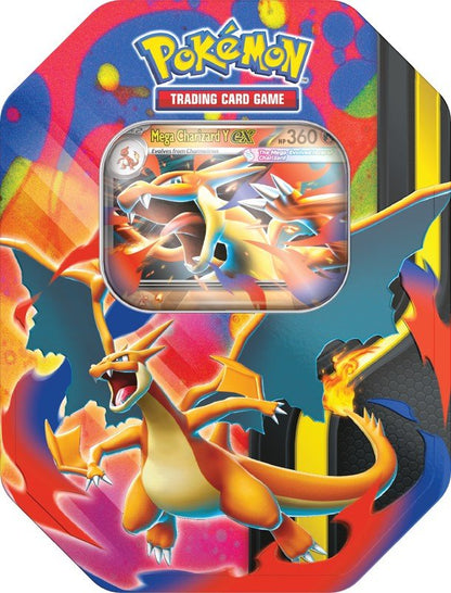 Pokemon TCG: Mega Charizard Tin (PRE-ORDER FEBRUARY)