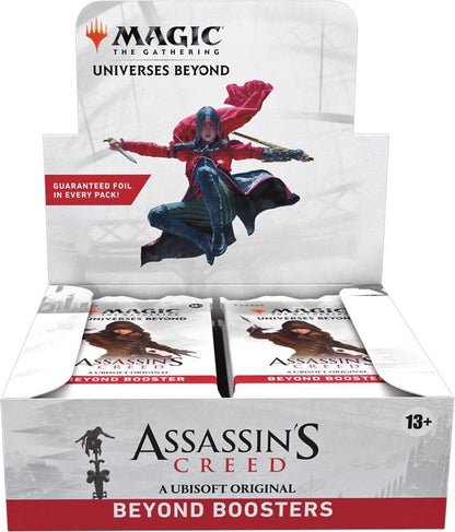 MTG Universes Beyond Assassin’s Creed Beyond Booster Packs Display