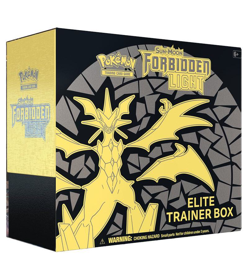 Pokemon TCG Sun & Moon Forbidden Light Elite Trainer Box Trading Card Game Set