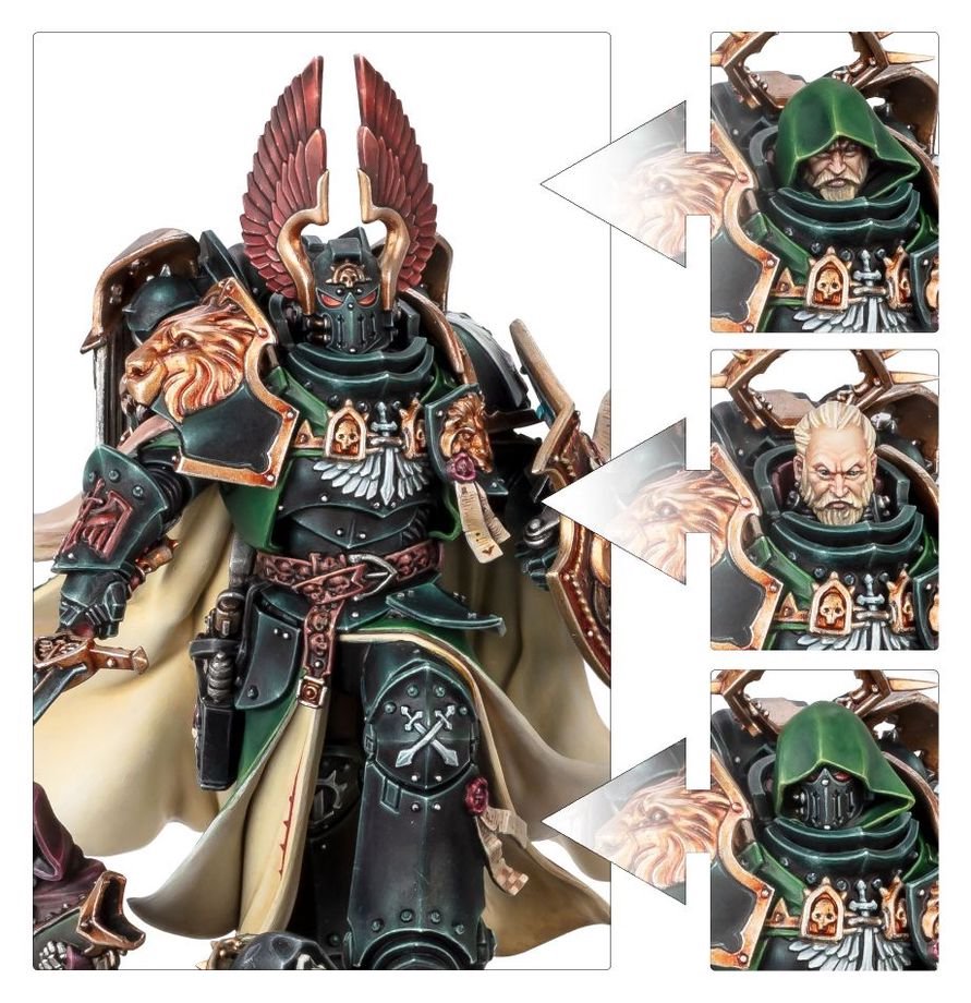 Warhammer 40K Dark Angels Lion El’Jonson Primarch Miniature Figure – Legendary Dark Angels Character Model for Warhammer 40,000 Collectors & Hobbyists (PRE-ORDER)