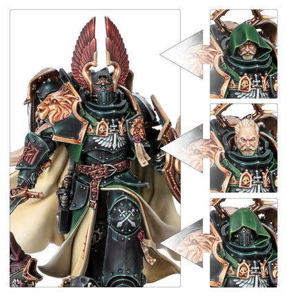 Warhammer 40K Dark Angels Lion El’Jonson Primarch Miniature Figure – Legendary Dark Angels Character Model for Warhammer 40,000 Collectors & Hobbyists (PRE-ORDER)