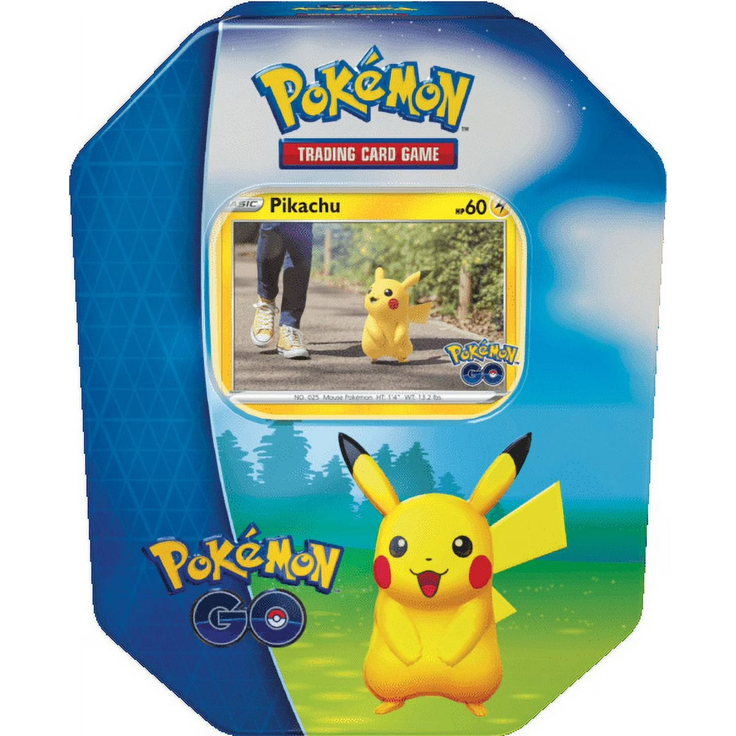 Pokemon TCG Pokemon GO Pikachu Tin with Pokemon Card Packs and Promo Card