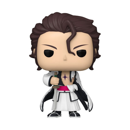 Sosuke Aizen Funko Pop! Animation Bleach - Approx. 4.2" Chase Limited Edition Exclusive Collectible Vinyl Figure #1840 with Display Box Protector Case