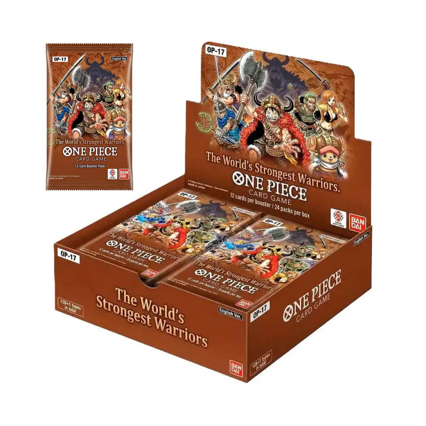Bandai One Piece Card Game OP-17 Booster Box | One Piece TCG Booster Box | Collectible Trading Cards for Card Games, Anime Cards & One Piece Merch