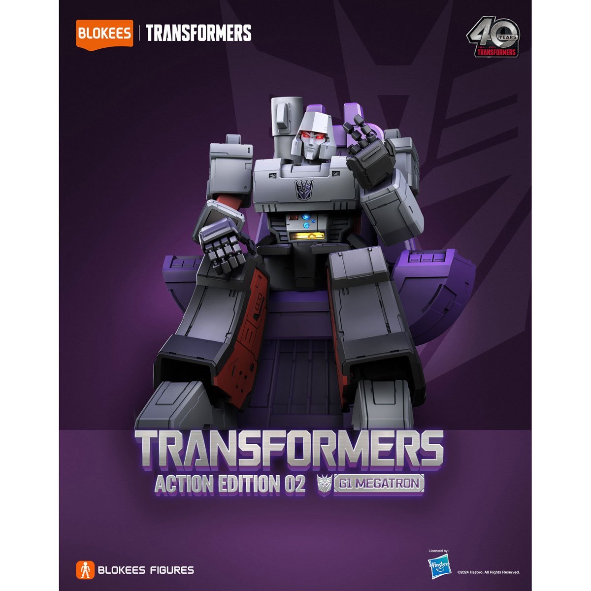 Blokees Transformers Shining Version 1 Roll Out G1 Megatron Light Up (PRE-ORDER - Release Date: June 10, 2026)