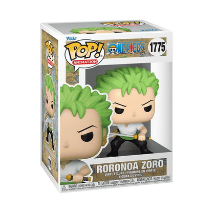 Roronoa Zoro - Two Sword Style Funko Pop! Animation One Piece - 1 in 6: CHANCE OF CHASE - Approx. 4.2" Collectible Vinyl Figure #1775 with Display Box Protector Case