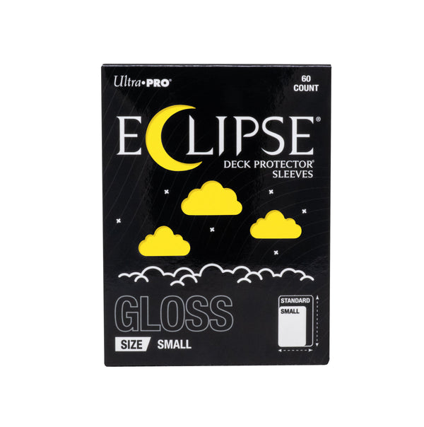 Ultra PRO Eclipse Gloss Small Deck Protector Sleeves Lemon Yellow 60 Count – Durable Trading Card Sleeves, Opaque Back, Smooth Shuffle Feel, Tournament-Ready Protection (PRE-ORDER AUGUST)