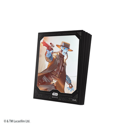Star Wars: Unlimited Premium Art Sleeves Cad Bane | 60 Standard Size Card Sleeves + 2 Clear Leader & Base Sleeves | Textured Matte Finish | Protective Trading Card Sleeves for Star Wars Unlimited & Standard TCGs (PREORDER - Release Date August 2026)