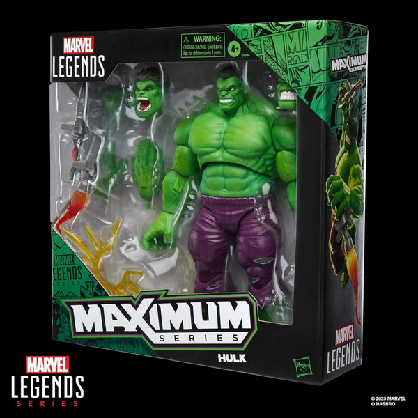 Marvel Legends Maximum Series Hulk Deluxe 6" Action Figure with Accessories