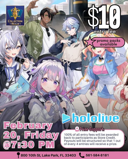 Hololive Trading Card Game Tournament – Feb 20 (Fri) 7:30 PM
