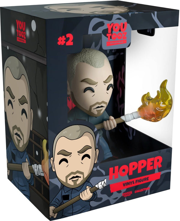 Hopper Youtooz Stranger Things Collection - 4.4" Collectible Vinyl Figure #2 with Window Display Box