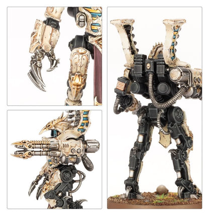 Warhammer 40,000 Thousand Sons Sekhetar Robots Miniatures Kit – 2 Plastic Battle Automata with Hellfyre Missile Racks & Warpflame Weapons