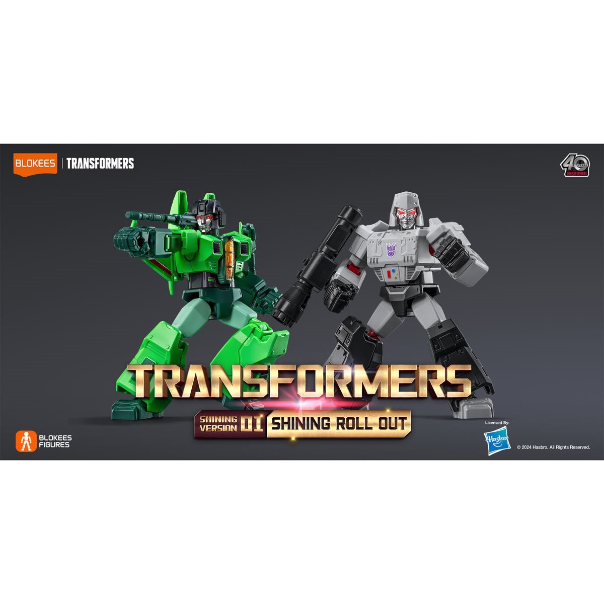 Transformers Shining Version 1 Shining Roll Out Blokees Mini Model Kit PRE-ORDER