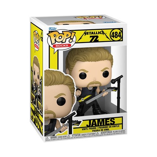 James #484 Funko Pop! Rocks Metallica (72 Seasons) - Approx. 3 3/4" Collectible Vinyl Figure Bundled with Display Box Protector Case - Estimated Arrival: Nov. 2025 (PRE-SALE)