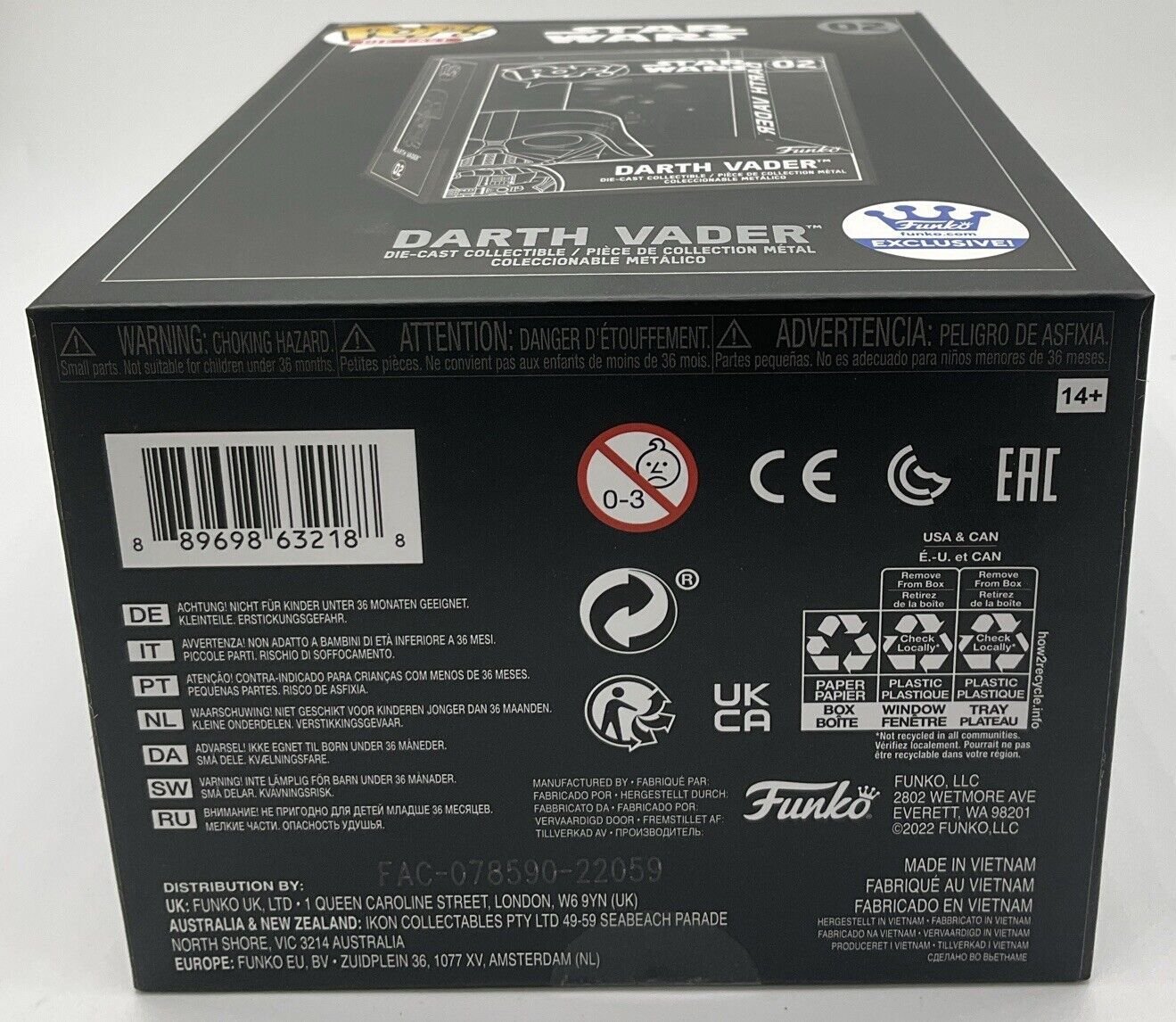 Funko Pop! Vinyl: Star Wars - Darth Vader (Chase) 02 - (Funko Exclusive)