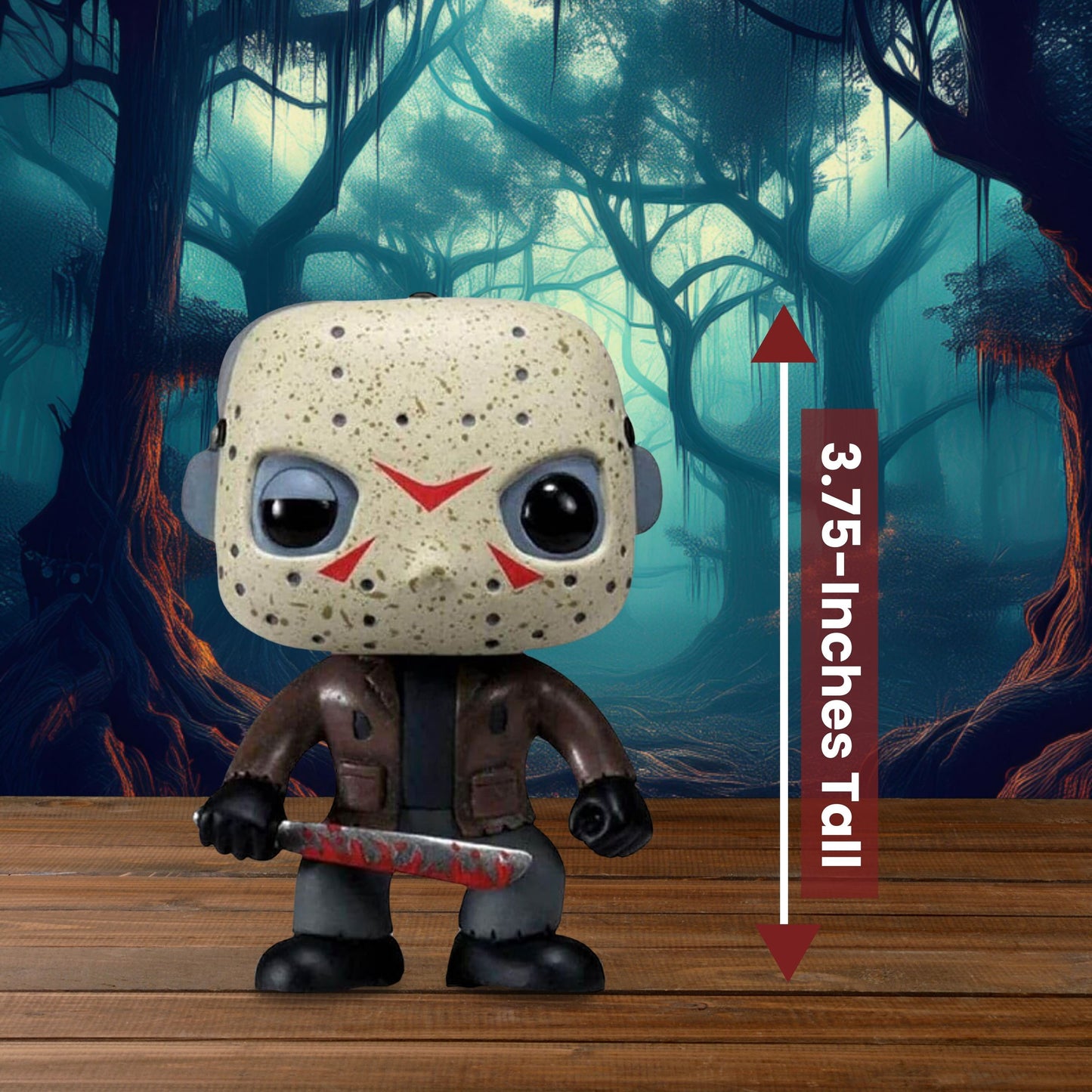 Jason Voorhees Funko Pop! Movies Friday The 13th - Vinyl Figure #01 with Display Box Protector Case