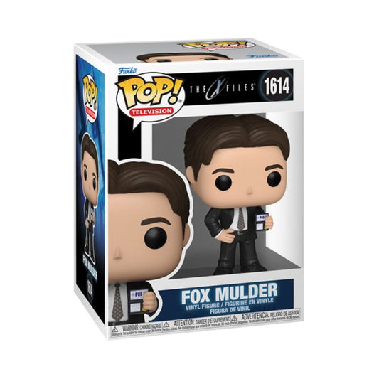 Fox Mulder Funko Pop! Television: The X-Files - Sci-Fi TV Series Character - Approx. 4" Collectible Vinyl Figure #1614 in Window Display Box