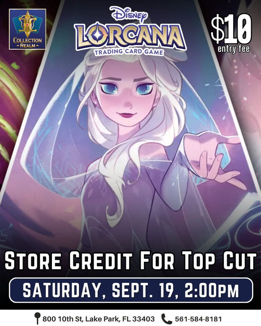 Disney Lorcana TCG Tournament — Saturday 2:00 PM, September 19
