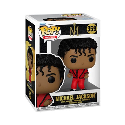 Michael Jackson Thriller Funko Pop! Rocks MJ - Iconic Pop Legend with Signature Dance Moves - Approx. 4 1/4" Collectible Vinyl Figure #359 with Display Box Protector Case